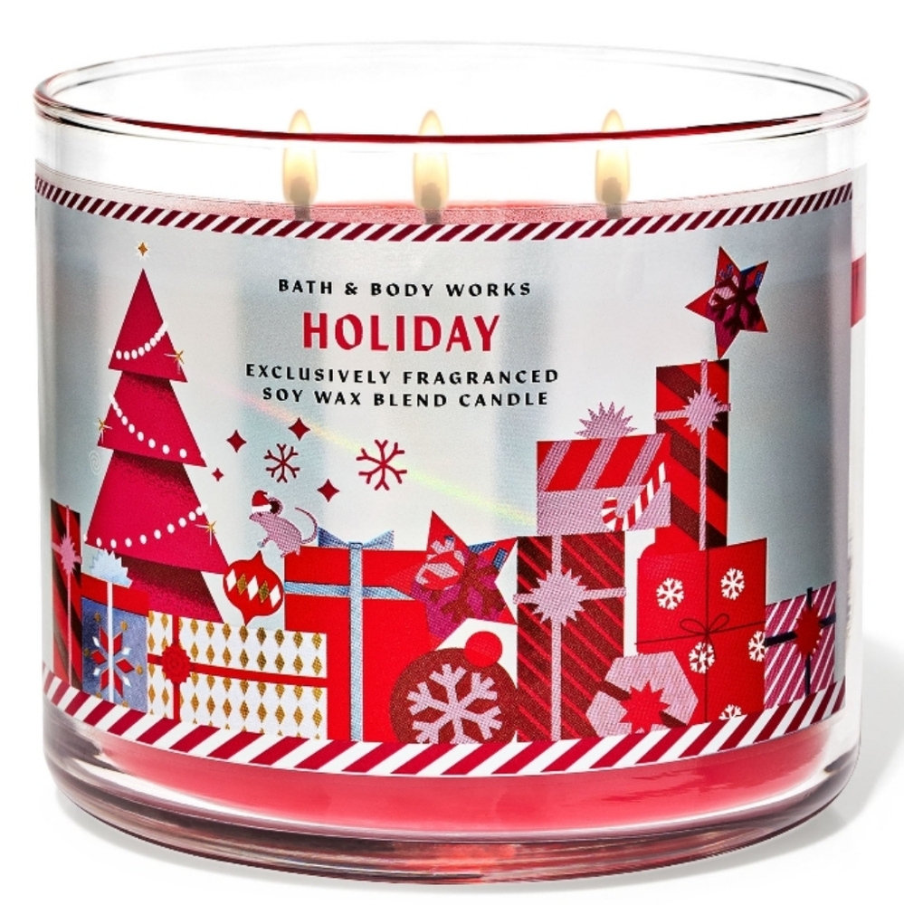 Holiday 3-wick candle